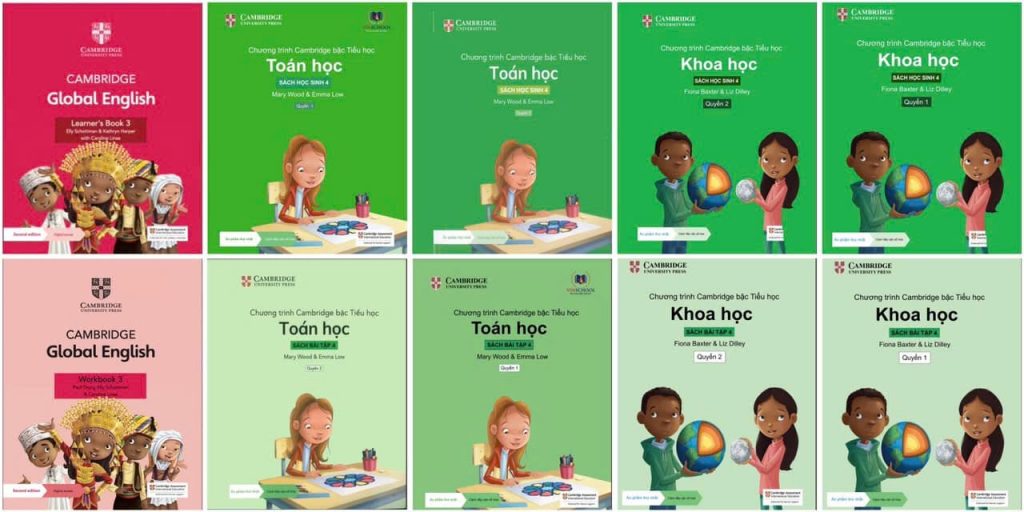 Lớp 3 hệ chuẩn Chương trình Cambridge bậc Tiểu học ( 10 cuốn)