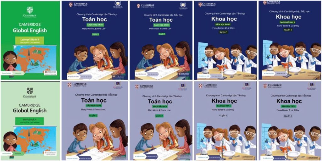 Lớp 4 hệ chuẩn Chương trình Cambridge bậc Tiểu học ( 10 cuốn)