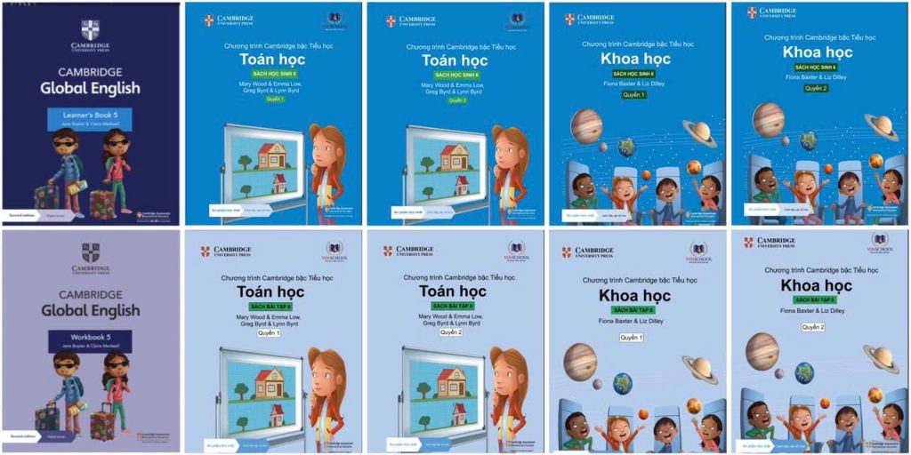Lớp 5 hệ chuẩn Chương trình Cambridge bậc Tiểu học (10 cuốn)
